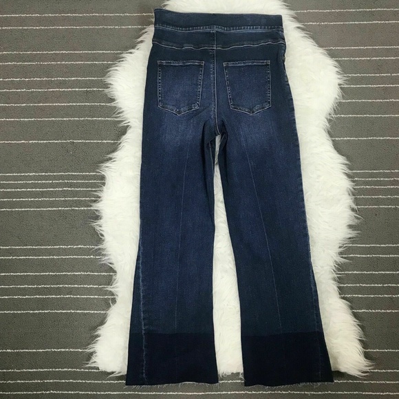 NWT Spanx Crop Flare Denim Jean Leggings Pants - Picture 8 of 8